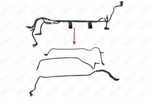 Yakıt Borusu Tk Doblo 1.3 Mjtd 09 133395-133396-133411