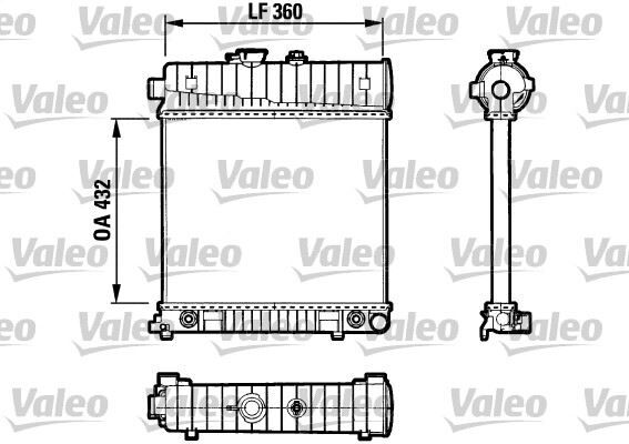 Motor Su Radyatoru Mercedes M111 W202 S202 W210 S210 Klımasız