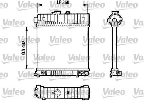 Motor Su Radyatoru Mercedes M111 W202 S202 W210 S210 Klımasız