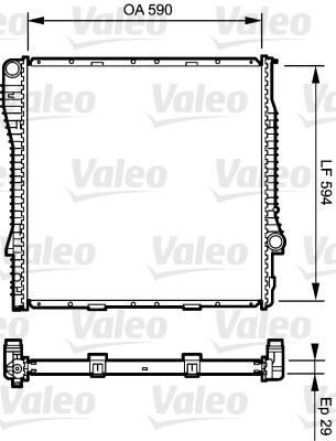 Motor Su Radyatoru Bmw M54 M57 M62 E53 03 06