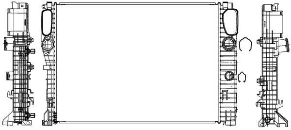 MOTOR SU RADYATORU MERCEDES C219 W211 S211