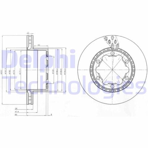 Fren Dıskı Arka Mercedes Sprınter B906 B907 . Vw Crafter 30-35-50 Cıft Teker