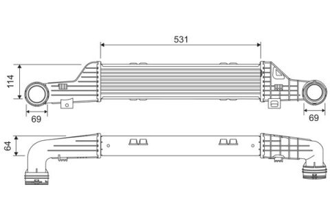 Turbosarj Radyatoru Mercedes E-Class W210 S210