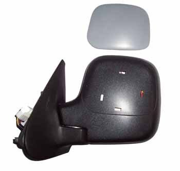 8153.Jk - Peugeot Partner- 96/02; Kapı Aynası Sol Elektrikli/Isıtmalı Gri Kapaklı 5Fişli (Tw)