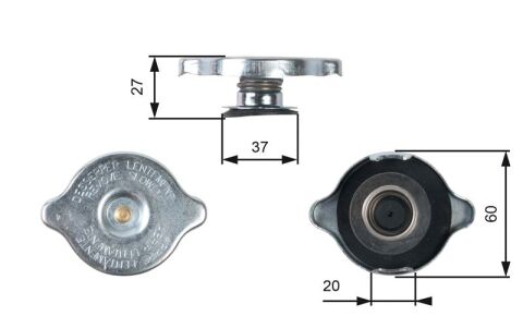 RADYATOR YEDEK SU DEPO KAPAGI MERCEDES W124 W201 W202 W210 W126 W140 W461 W463 W638
