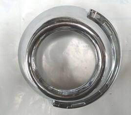 9653589677 - Peugeot 307- 06/08; Sis Lamba Kapağı Çerçevesi Sol Nikelajlı (Bfn)