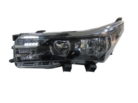 81170-02E70 - Toyota Corolla- Nde180- 13/16; Far Lambası Sol Elektrikli/Motorsuz/Ledli/Nikelaj Çıtalı (E Marklı)
