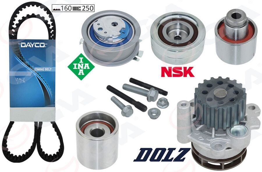 Devirdaimli Triger Seti Crafter-T6-A3-Jetta-Caddy-Polo-Passat 1.6-2.0 Tdı Cayb/C/D- Caab/C-Ckub-Cffb Cfwa-Caga