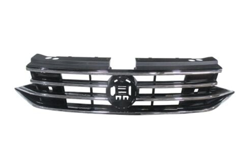 5Na853651Bezll - Volkswagen Tıguan- 21/24; Ön Panjur Siyah Nikelaj Çıtalı (Lıfe/Elegance)(Tyg)