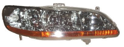 33151S84B01 - Honda Accord- 99/00; Far Lambası Sol (Altı Sarı Reflektörlü)