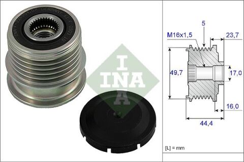 Alternator Kasnagı Mercedes A-Class W168 98 04