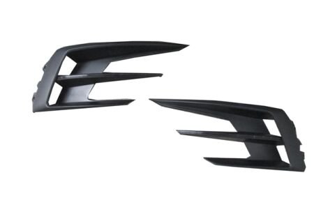 261529100R - RENAULT MEGANE- 4- SD- 21/24; SİS LAMBA KAPAĞI SAĞ/SOL SET/SİS DELİKSİZ/SİYAH ÇITALI (TYG)