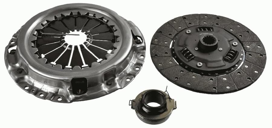 DEBRİYAJ SETİ BASKI DİSK BİLYA ISUZU NNR LONG 3.0L 4JJ1E CTDI EURO4 10- KÜTÜKLÜ RULMAN
