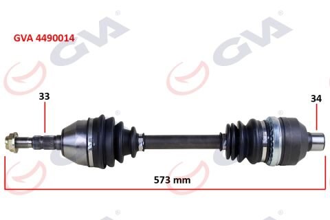 KOMPLE AKS SAĞ ASTRA H 1.3 CDTI 04 573mm