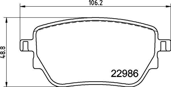 Fren Balatası Arka Mercedes W177 V177 W247 C118 X118 H247 X247