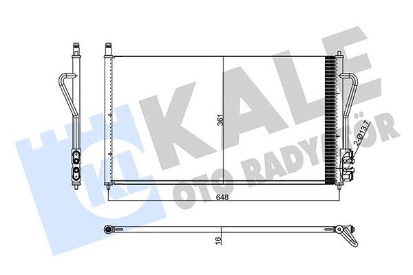 KLIMA RADYATORU FOCUS II 1.4 16V 1.8TDCI 1.6 ZETEC S 16V 98 04
