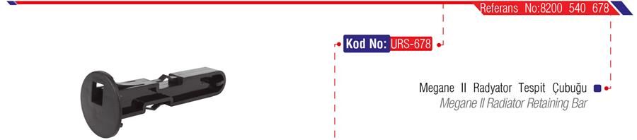 Radyatör Tespit Çubuğu Mgn Iı At