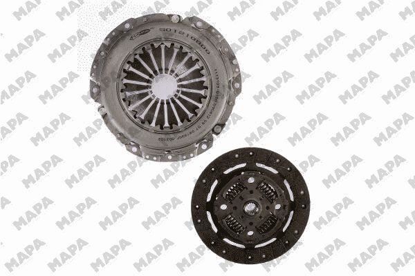 Debrıyaj Setı Fıesta V 01 08 Fusıon 01 12 1.6 Zetec S 16V Efı 100Ps Rulmansız