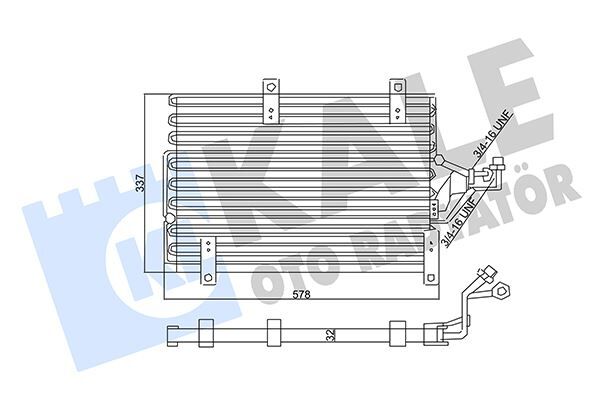 KONDENSER ALFA ROMEO 145-146-155-FIAT BARCHETTA-COUPE-TEMPRA-TIPO-LANCIA DEDRA-DELTA 2 AL/MKNK