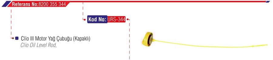 Motor Yağ Kapağı Çubuğu Clıo Iıı