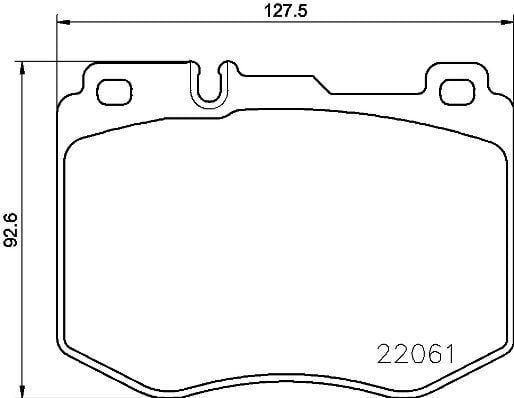 FREN BALATASI ON MERCEDES W205 S205 C205 A205 W213 S213 C238 A238