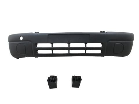 7701470784 - OPEL MOVANO- 99/03; ÖN TAMPON SİYAH SİS DELİKSİZ (PLASTİK) (BRAKETLİ) (ITALYA)