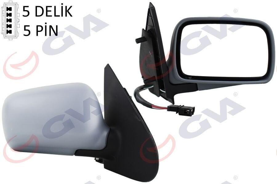 DIŞ DİKİZ AYNASI SAĞ POLO 94 ELEKTRİKLİ ISITMALI KONVEKS 5 FİŞ VM-184R