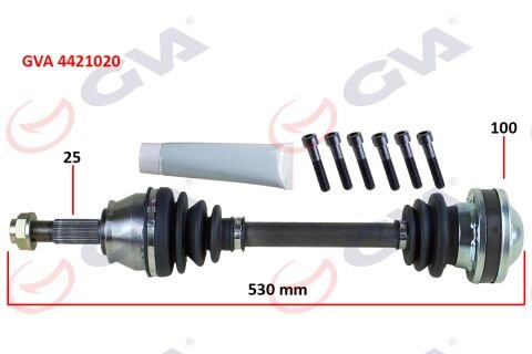 Komple Aks Sağ Palıo-Albea 1.3 Mtj 03-07 530Mm