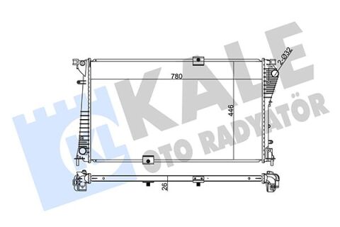 Radyatör Vıvaro 06 Trafıc Iı06 2.5Cdtı G9U.6.30 Ac Klimasız Mek 780X462.25X27 Al Pl Brz