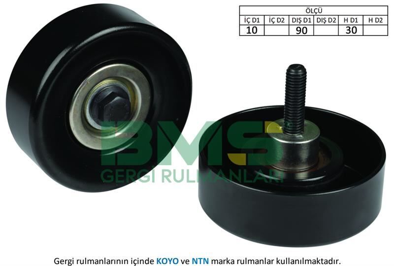 Alternatör Gergi Rulmanı Fıesta 1.8Dı 00- -Focus 1.8Tdcı-1.8Dı-1.8Tddı 98-04 -Tourneo Connect 1.8D