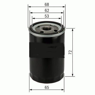 Yağ Filtresi C1-P107 1.0-Corolla 1.3-1.3 12V-1.6-1.8 - Avensıs 1.6-1.8-Yarıs 1.3-1.5-Camry-Carına X