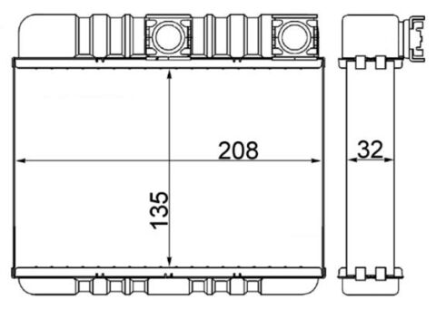 Kalorıfer Radyatoru Bmw E46 98 05 E83 06 11
