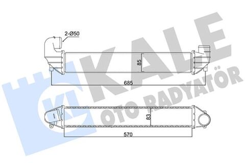 İntercooler Galaxy-Seat Alhabra-Volkswagen Sharan 1.9 Tdı 00 03