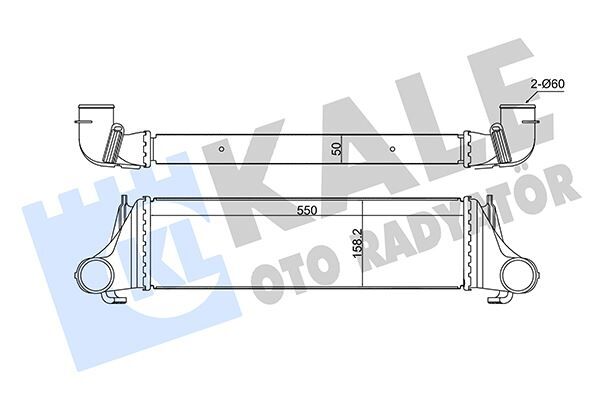 TURBO RADYATORU BMW M57 D30 X5 E53 00 06