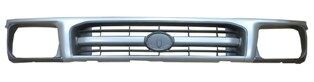 Toyota Hılux- Pıck Up Ln152- 98/01; Ön Panjur Nikelajlı 4x4 (tyg) - 53111-35380