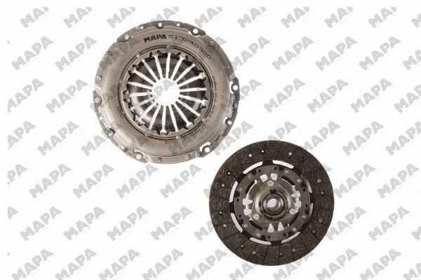 2 Lİ DEBRİYAJ TAKIMI BASKI DİSK FIAT EGEA 1.6D 120HP 15 240MM