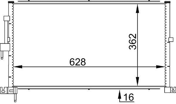 KLIMA RADYATORU YB - XB AJ-V6 X-TYPE I X400 2002 2009