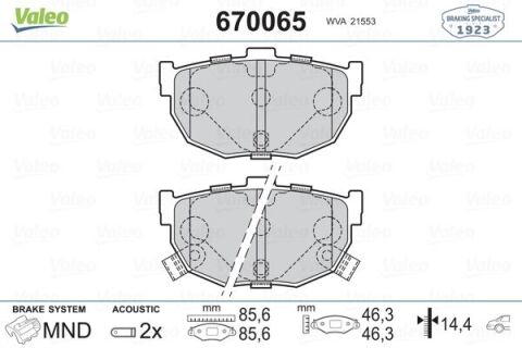 Arka Balata Hyundaı Elentra Iı-Iıı Kıa Cerato 1.5 Crdi Nıssan Maxıma Iıı 583022Fa10-5830228A00
