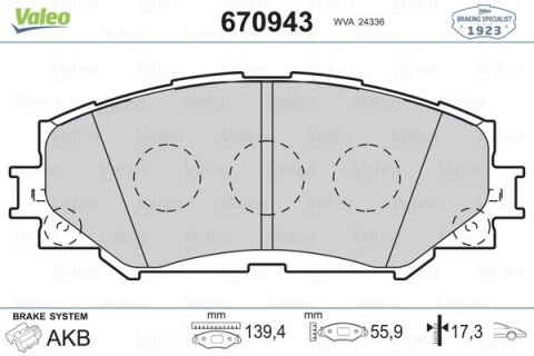 Ön Fren Balata Toyota Aurıs. Corolla 1.6L 1Zr-Fe Zre151 07-11 / 1.33L 1Nr-Fe Nre150 6 Vites 10-12
