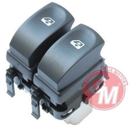 CAM AÇMA/KAPAMA ANAHTARI ÇİFTLİ ÖN SOL RENAULT CLIO III 05 MODUS 04 10 FİŞLİ