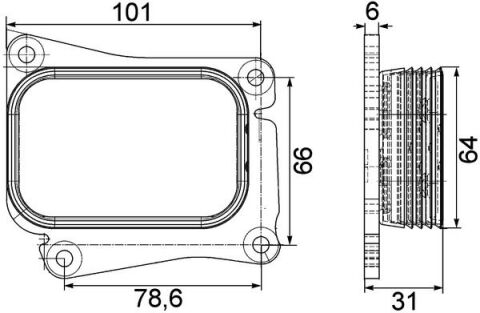 Yag Sogutucusu Mercedes M271 W203 Cl203 S203 W204 S204 C209 W211 W212 R171
