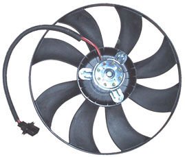 1J0959455M - Volkswagen Polo- 4- 99/01; Radyatör Fanı Motorlu (8 Kanat) (220/60W 290Mm)