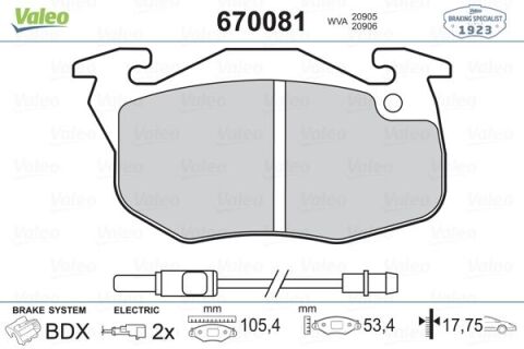 Ön Balata R9-R11-R19 Clıo-Exp-P106-P206