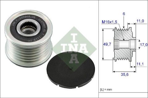 Alternator Kasnagı Mercedes W203 Cl203 C209 W204 W211 W220