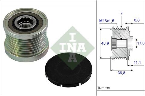 Alternatör Kasnağı Rulmanı Lgn Iı 01- -Mgn Iı-Iıı 08- -Trafıc Iı 06- -Master Iı 06- 1.9Dcı