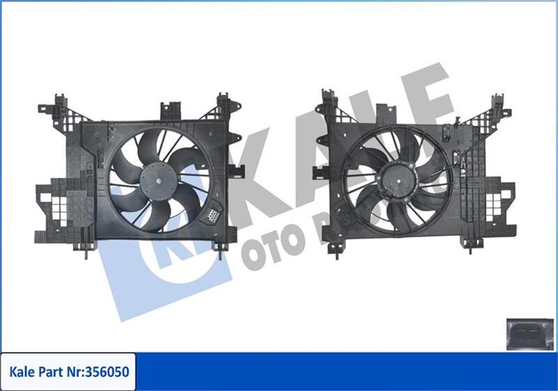 Fan Grubu Dacıa Duster 1.5Dcı 10 18 250W 2300Rpm 12V Davlumbazlı Fan Motoru