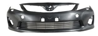 Toyota Corolla- E150- 10/13; Ön Tampon Siyah (ızgaralı/çeki/sis/far Yıkama Delikli Fpı) - 52119-0Z908