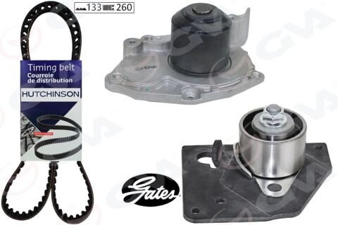 Devirdaimli Eksantrik Gergi Kiti 133X260 Renault Megane Iı 02 Scenıc Iı 03 Laguna Iı 05 Nıssan Prımera 03 Suzukı Grand Vıtara Iı 05 1.9Dci F9Q