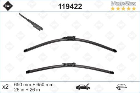 Silecek Süpürgesi Ön Audı Q7 650 X 650 Mm