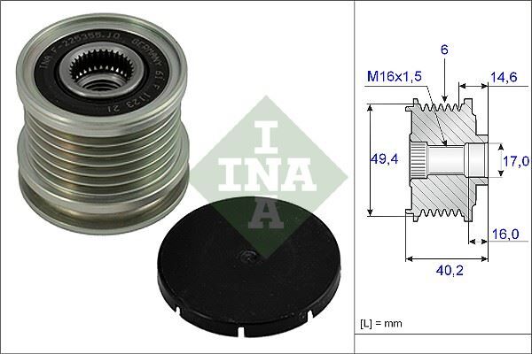 Alternatör Gergi Rulmanı Alternatör Kasnağı Golf3-Passat-Crafter 1.9-2.0 Tdı 1Y-Aaz-Afn-Cktb